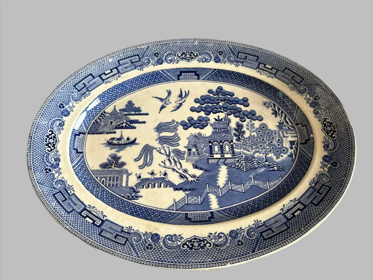 Blue Willow Platter Johnson And Bros 1