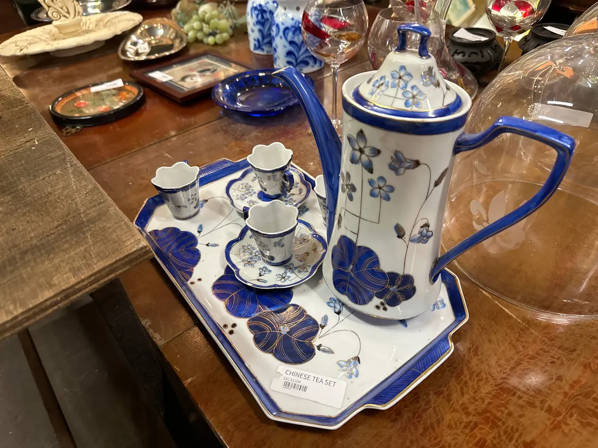 Blue And White Chinese Tea Set-As Found 1