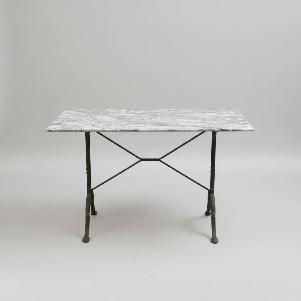 Small Gray Marble Top Baker Table 1
