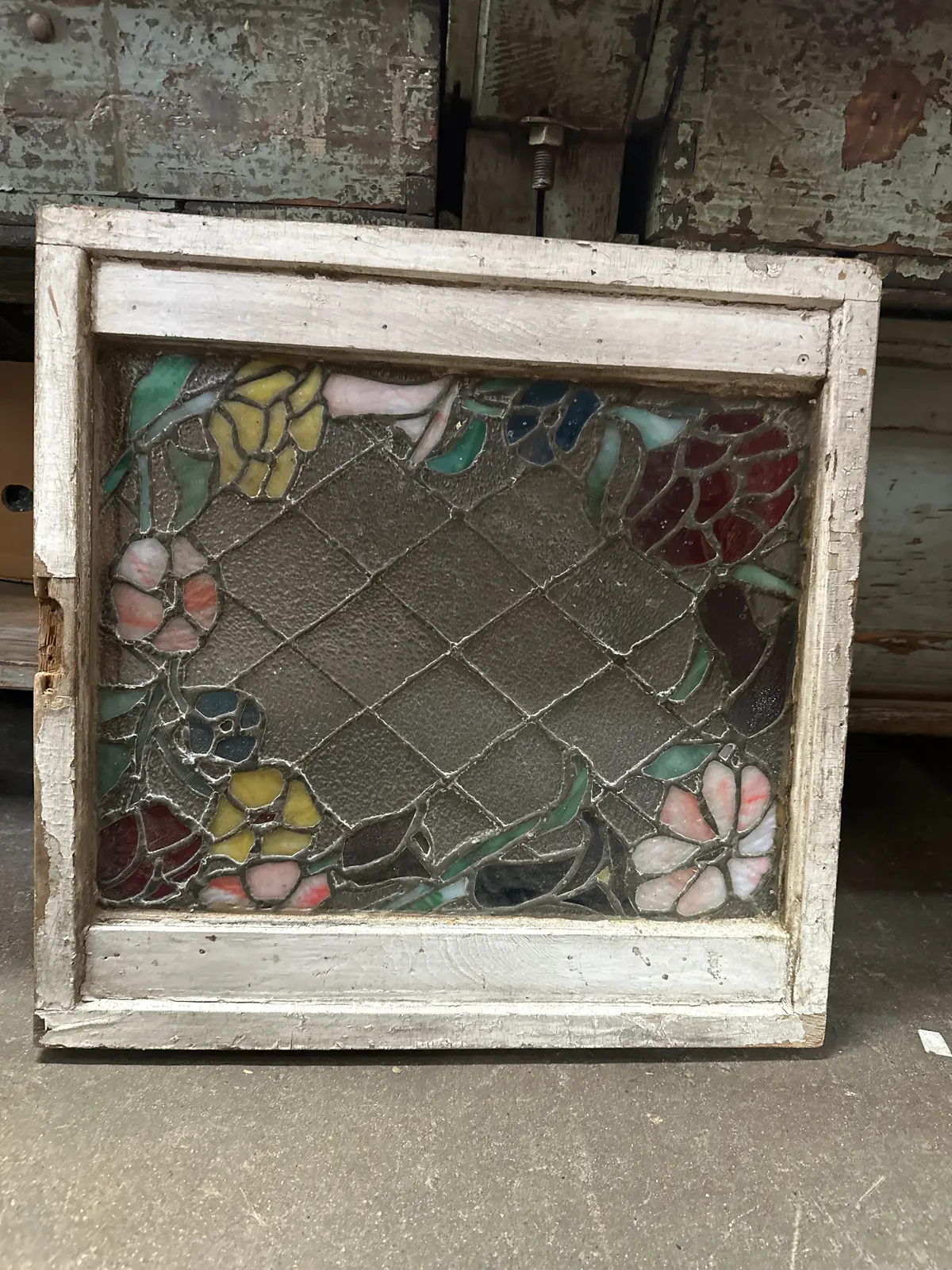 Floral Stained Glass Window 1