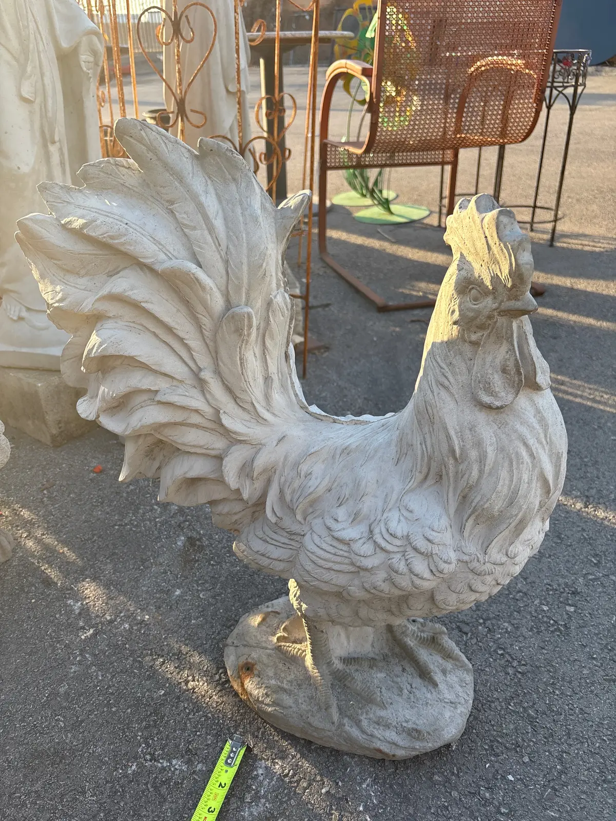 Large Concrete Rooster 1