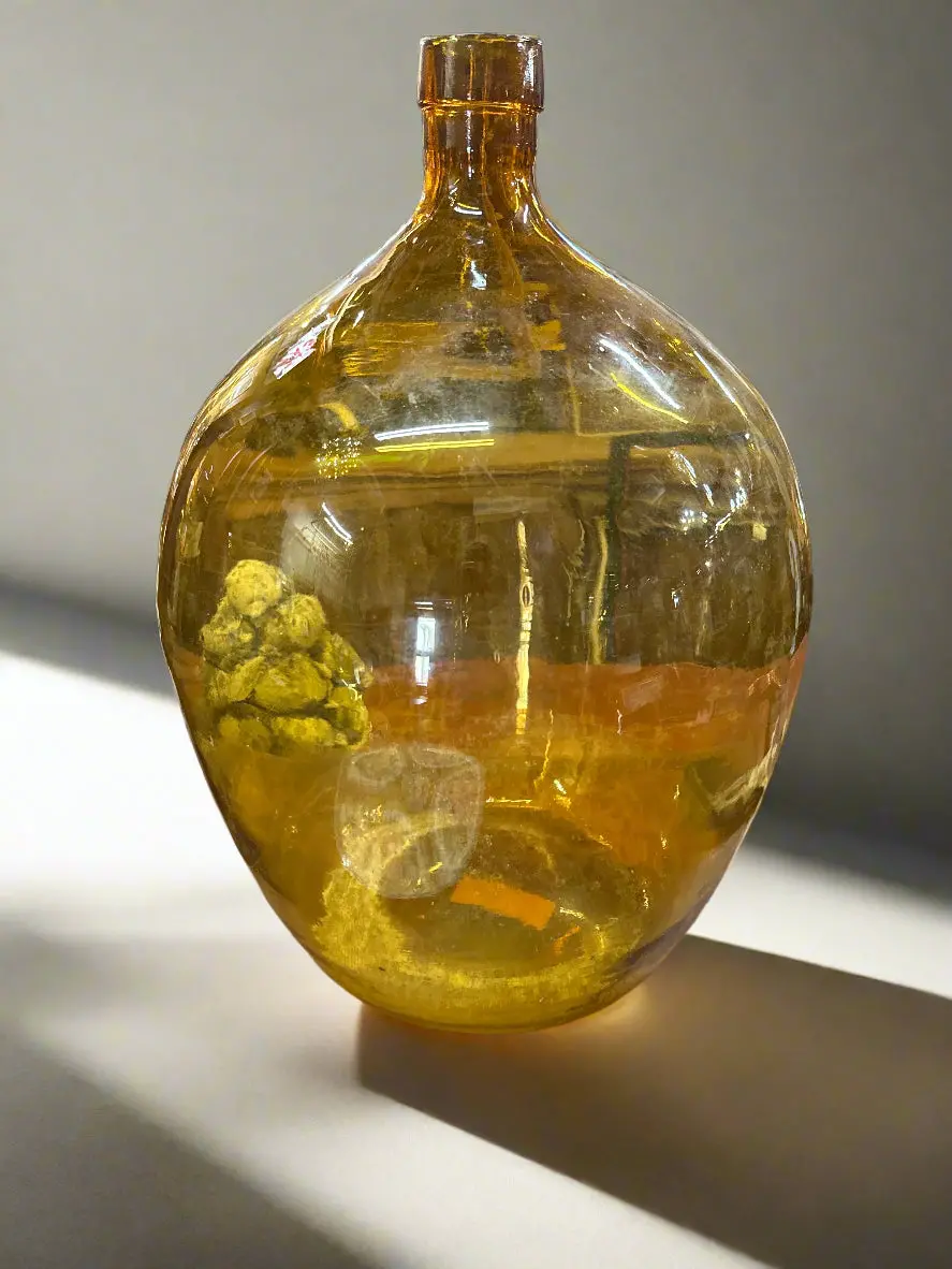Large Gold Demi John Bottle 1