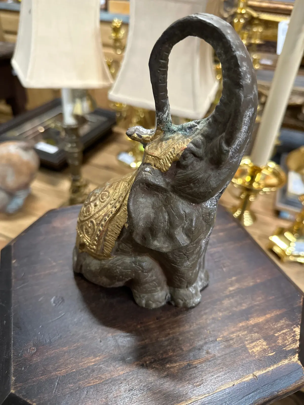 Metal Circus Elephant Figure 1