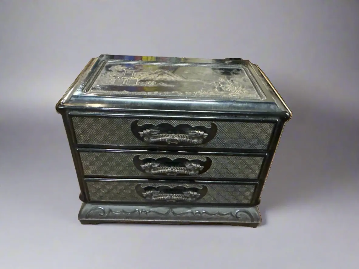 Tiny Plastique  Chinese Chest Of Drawers 1