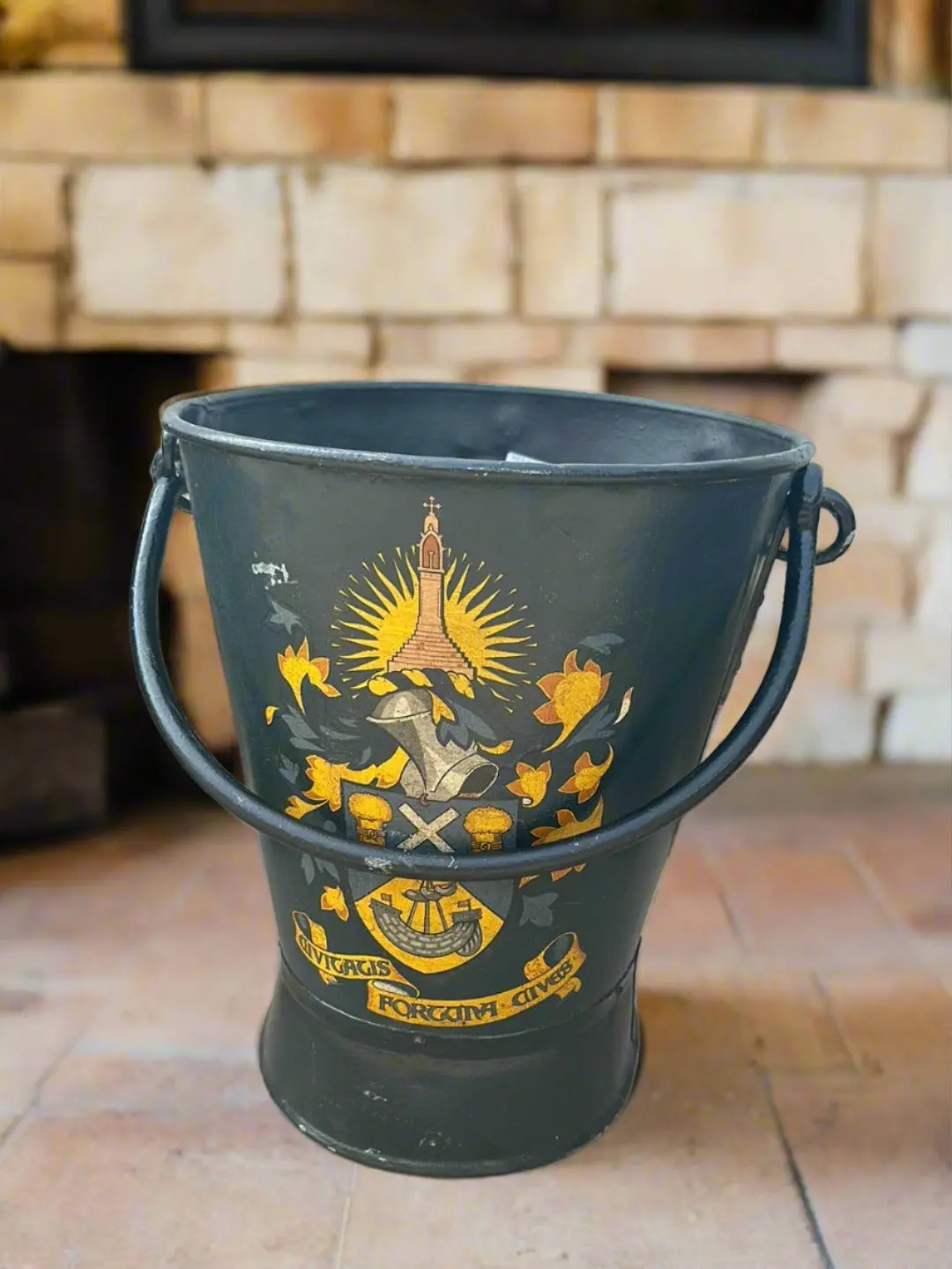 Heavy Tin Fire Bucket 1