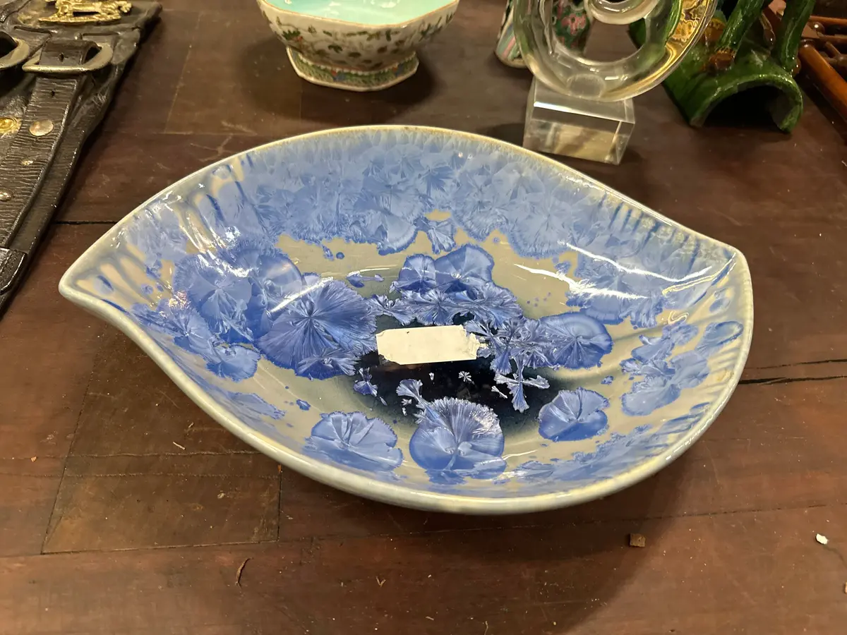 Modern Blue Ceramic Bowl By Edgecomb 1