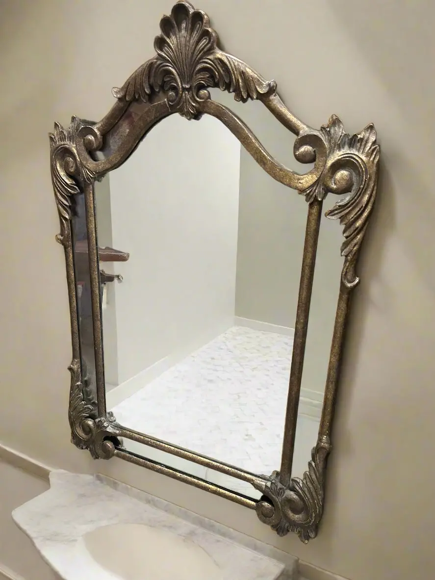 Uttermost Gilt Hollywood Regency Mirror 1