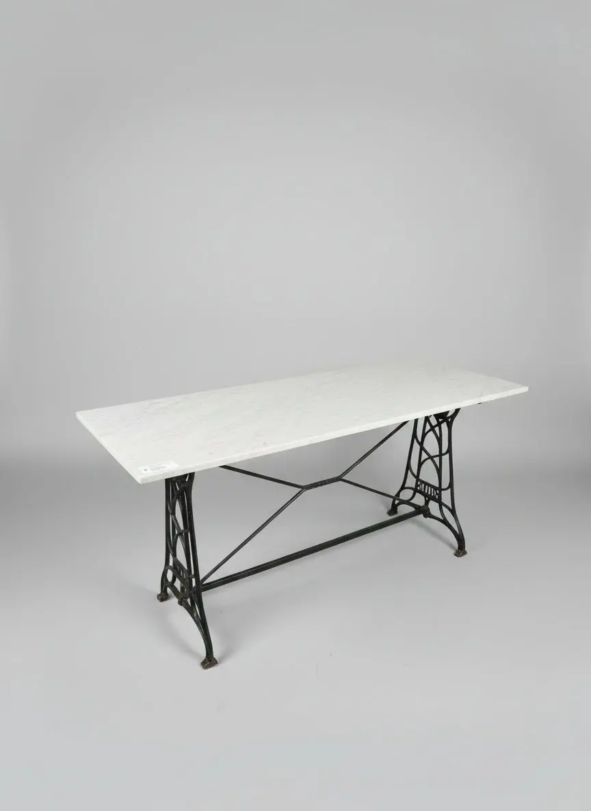 Long Marble Top Bakers Table Table 1