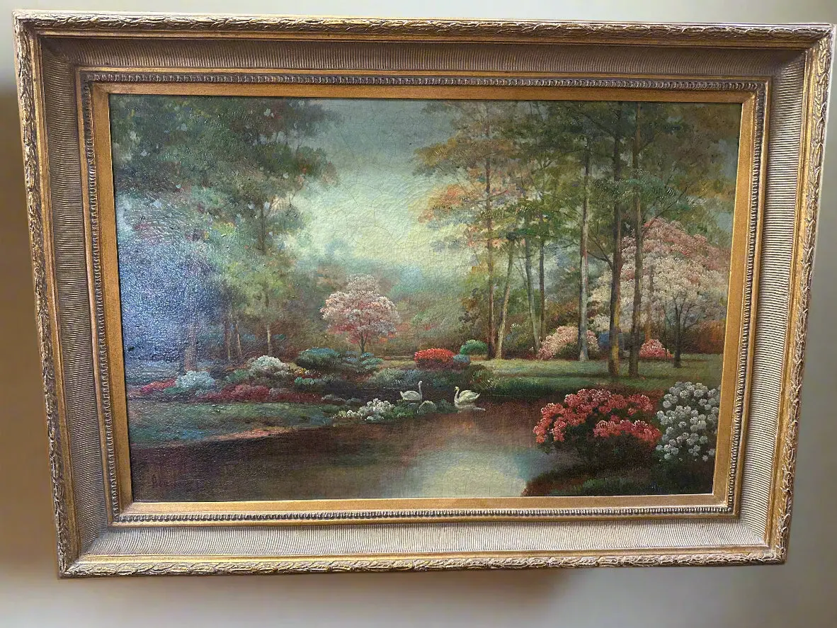 Large Swan Painting 1