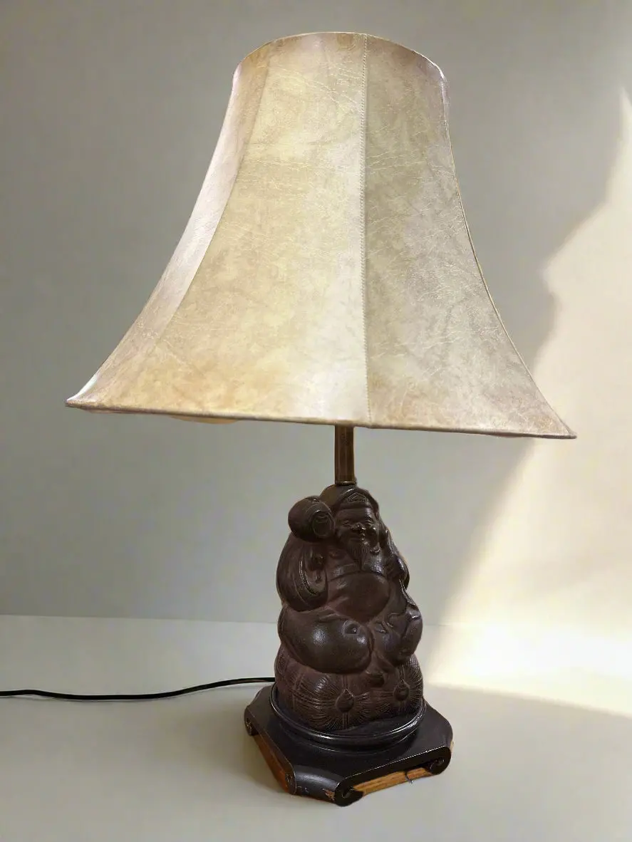 Cast Iron Buddha Lamp 1