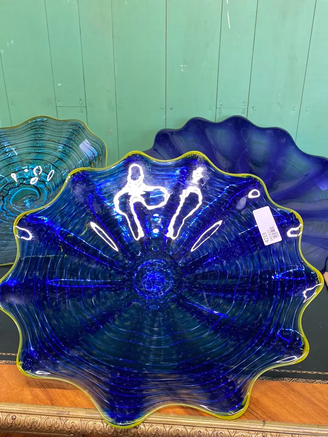Art Blown Glass With Brackets 1
