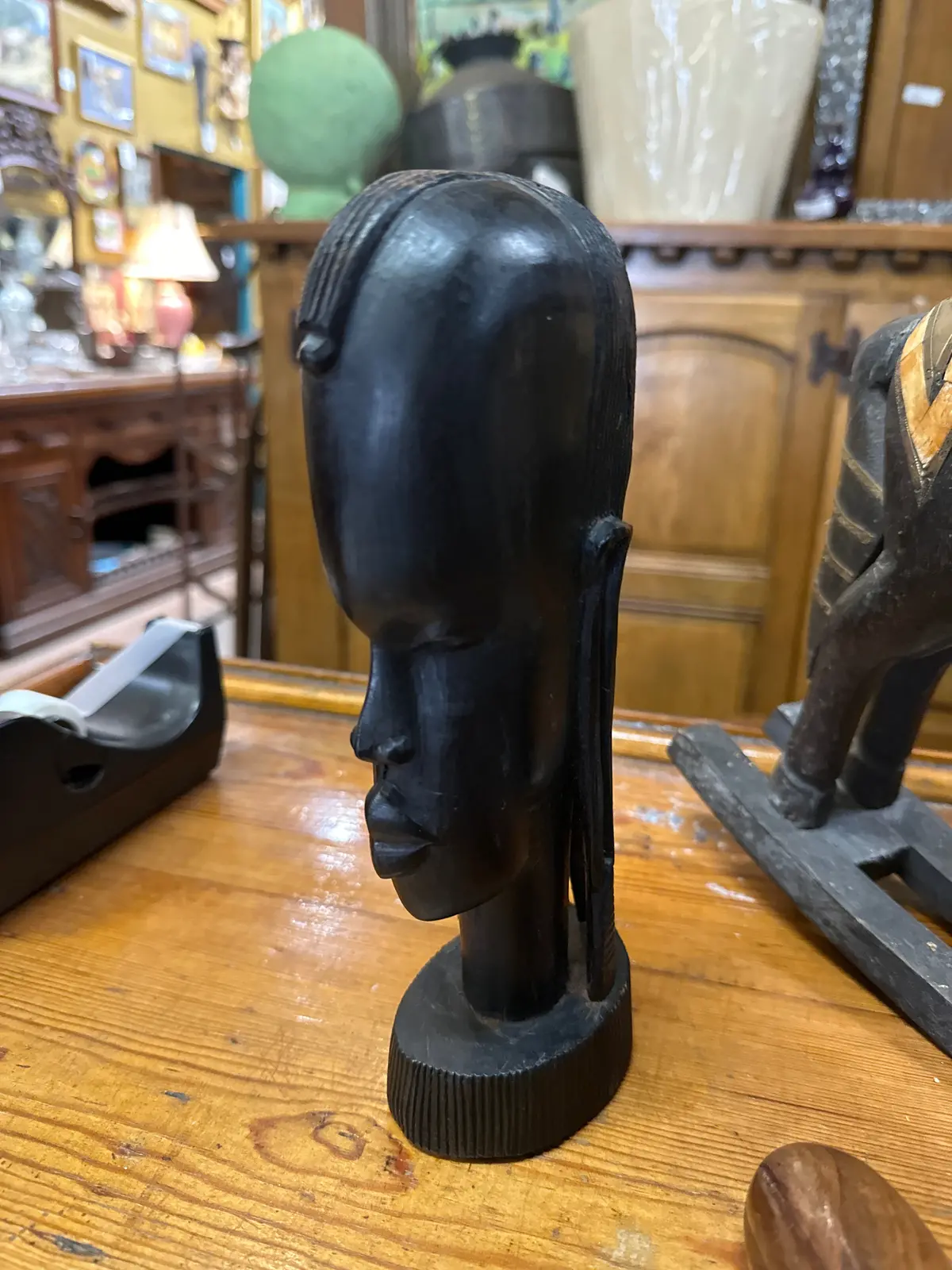 Small Carved African Head 1