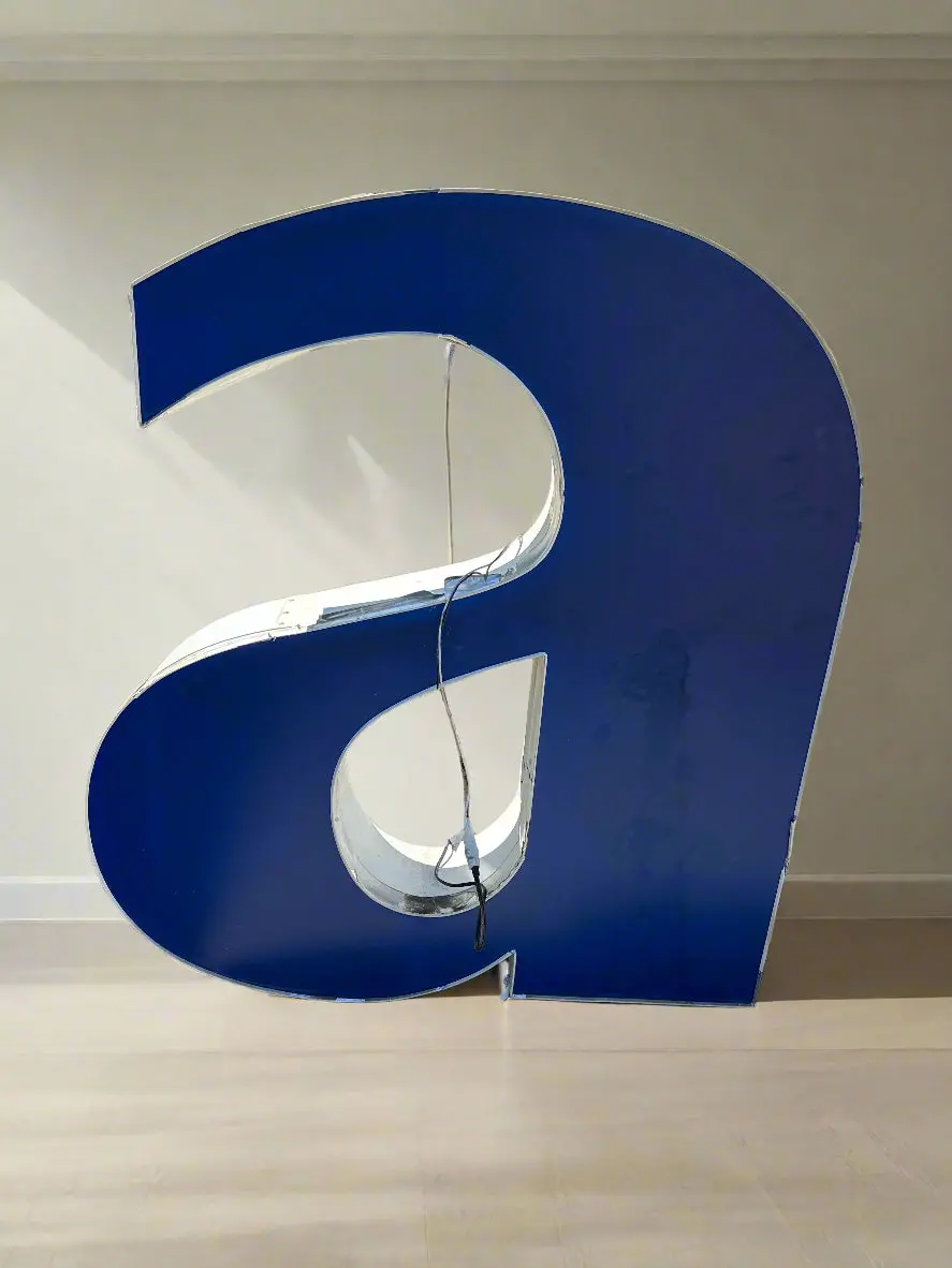 Channel Letter A "Works" 1