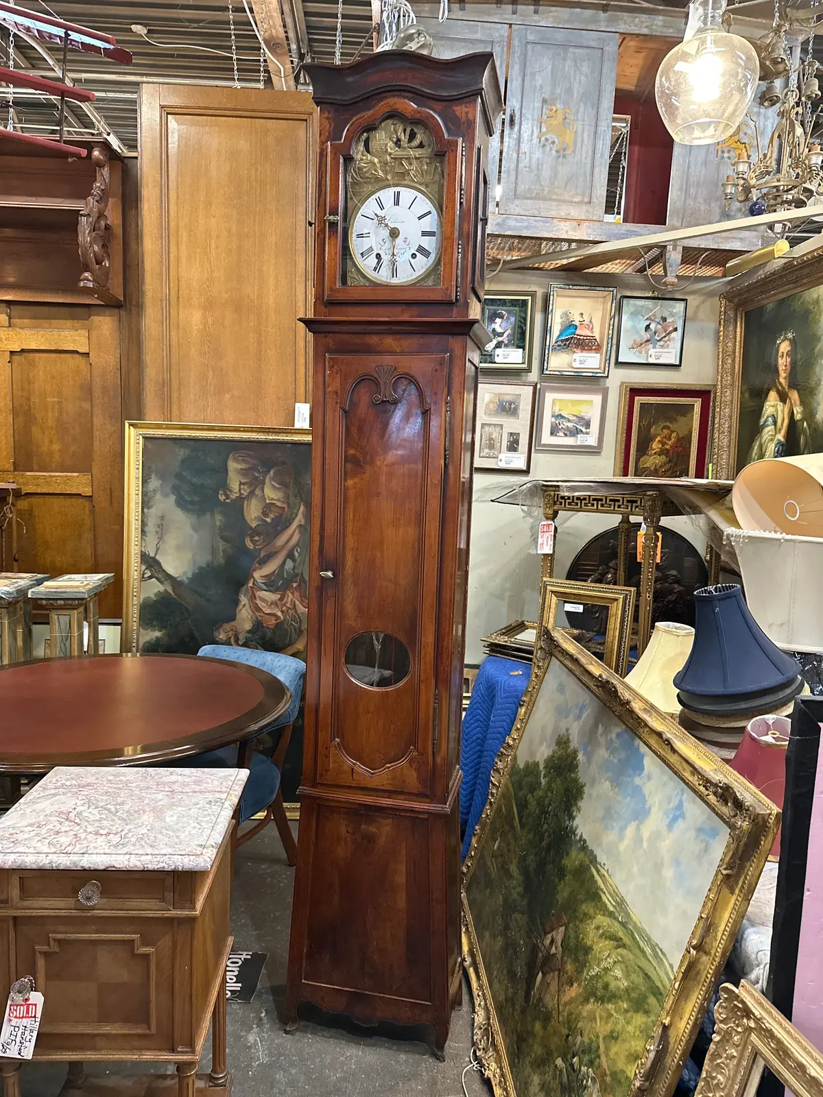 Tall French Case Clock 1
