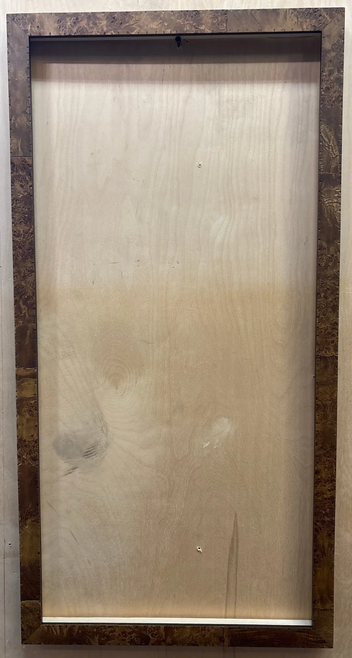 Simple Modern Burled Wood Frame 1