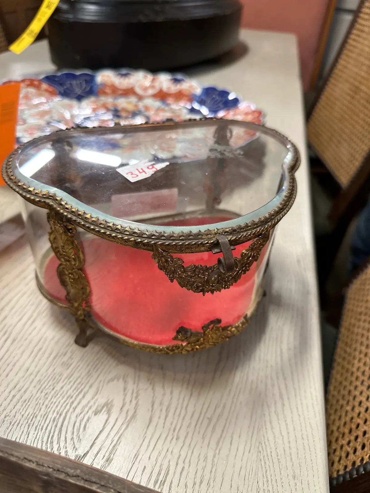 Small Brass And Glass Display Box 1