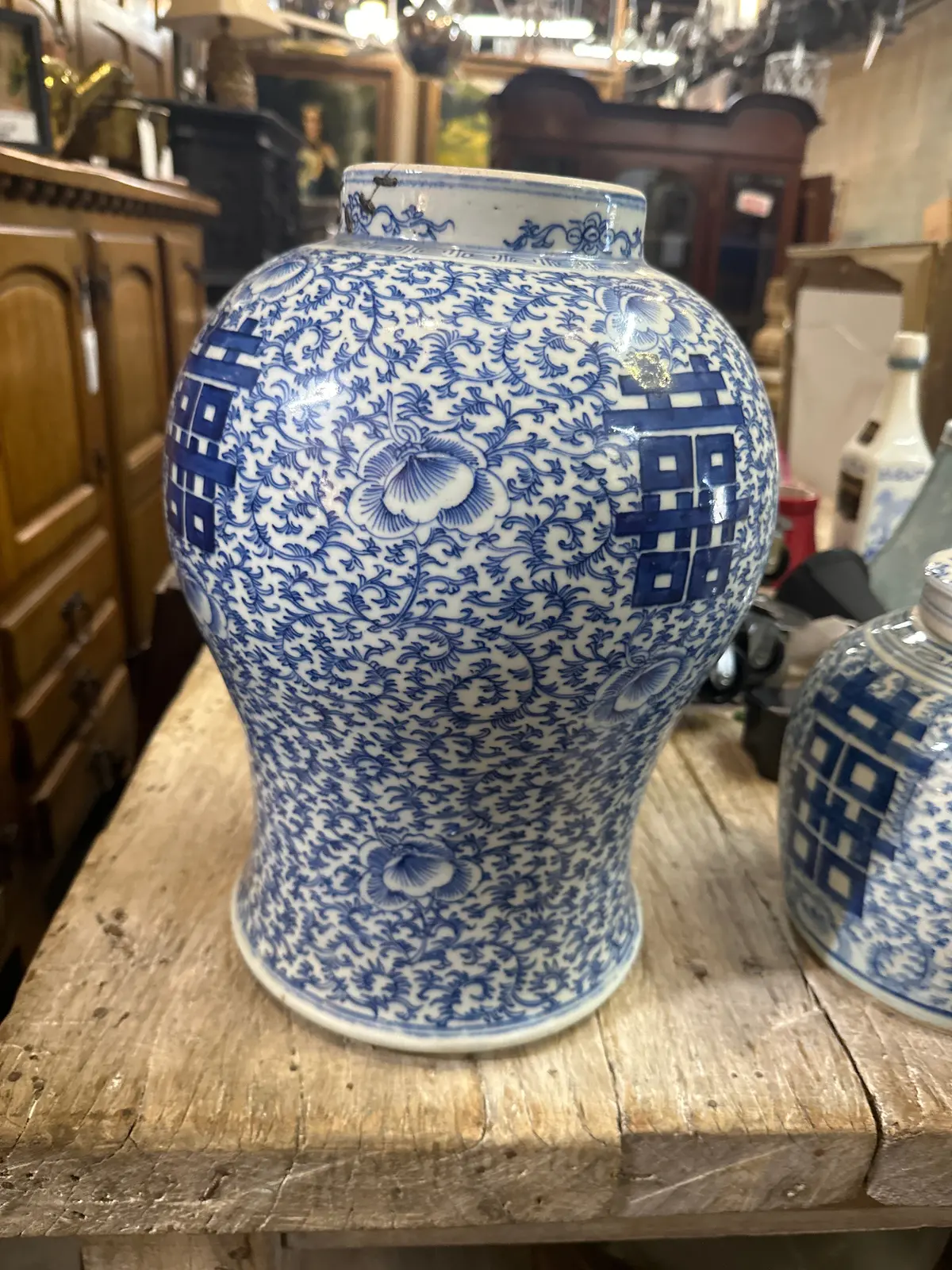 Large Antique Chinese Floor Vase As Found 1