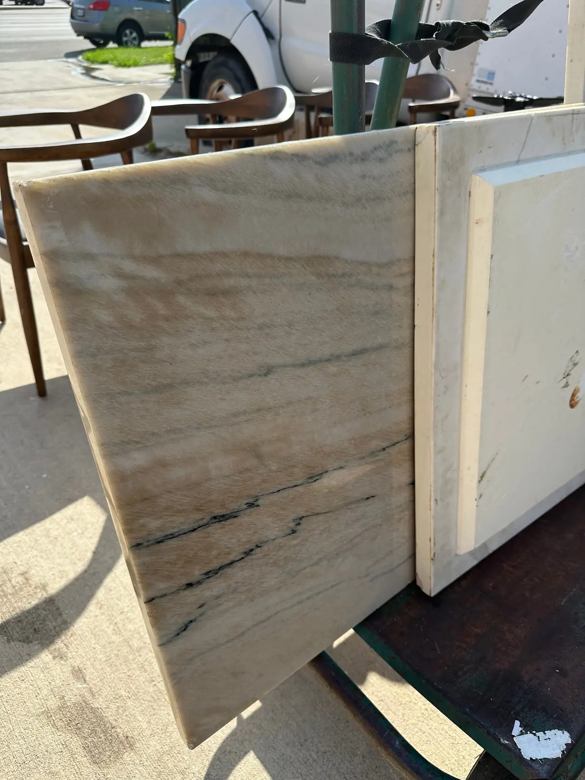 Rectangular Marble Top 1