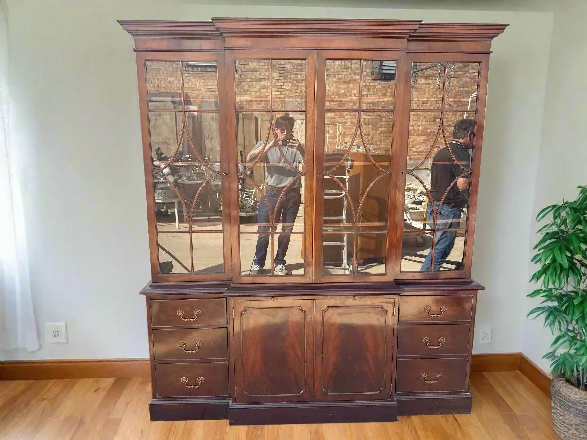 Large Federal Style China/Display Cabinet 1
