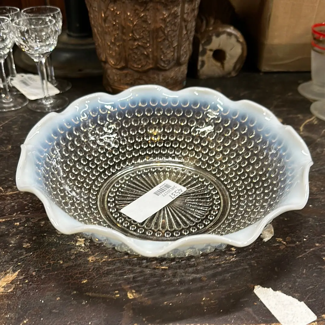Hobnail Glass Bowl 1