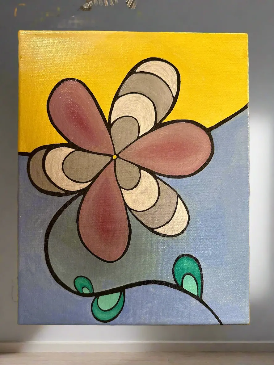 Small Amelia Shipman Abstract Painting 1