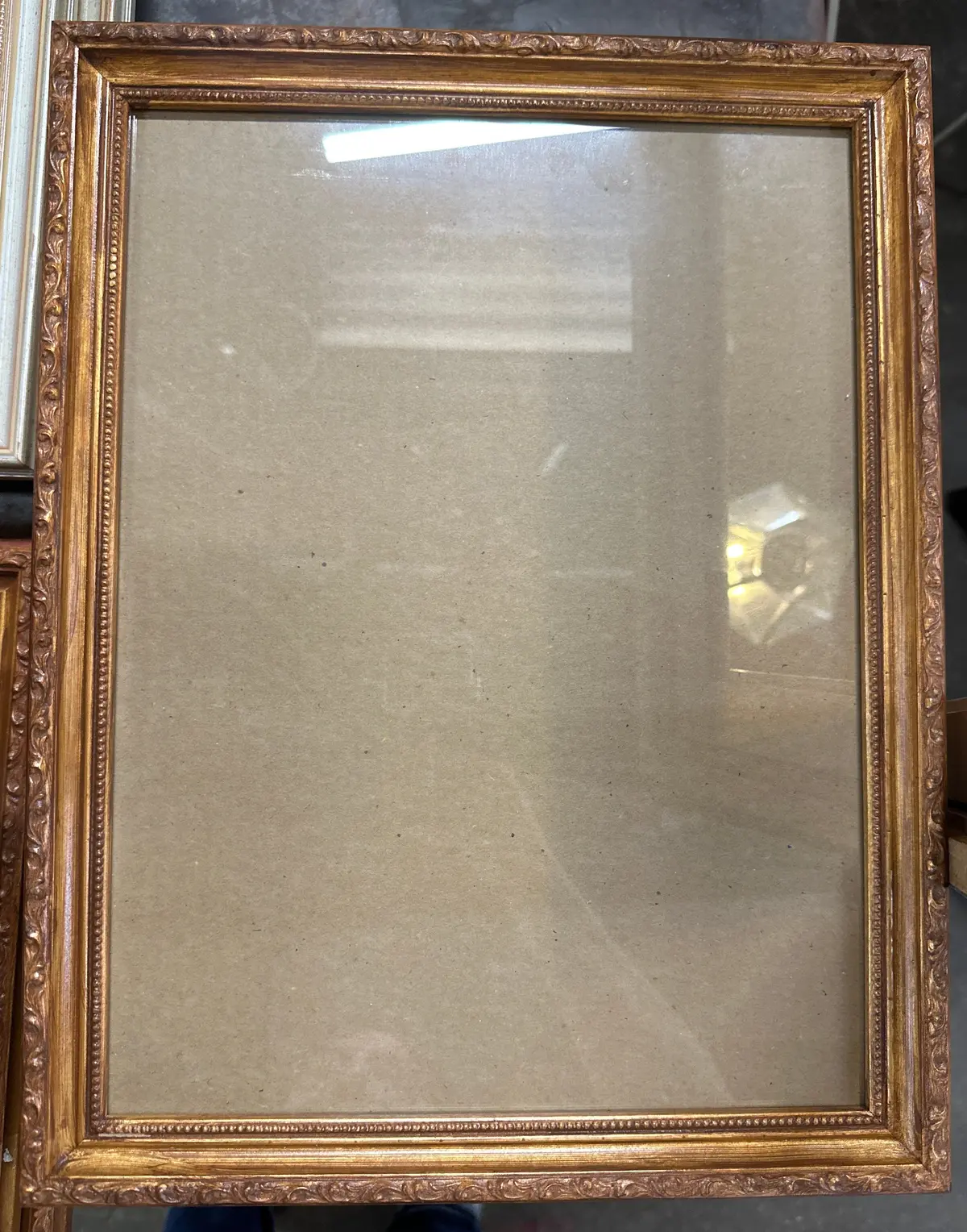 Rubbed Gold Medium Frame With Relief 1