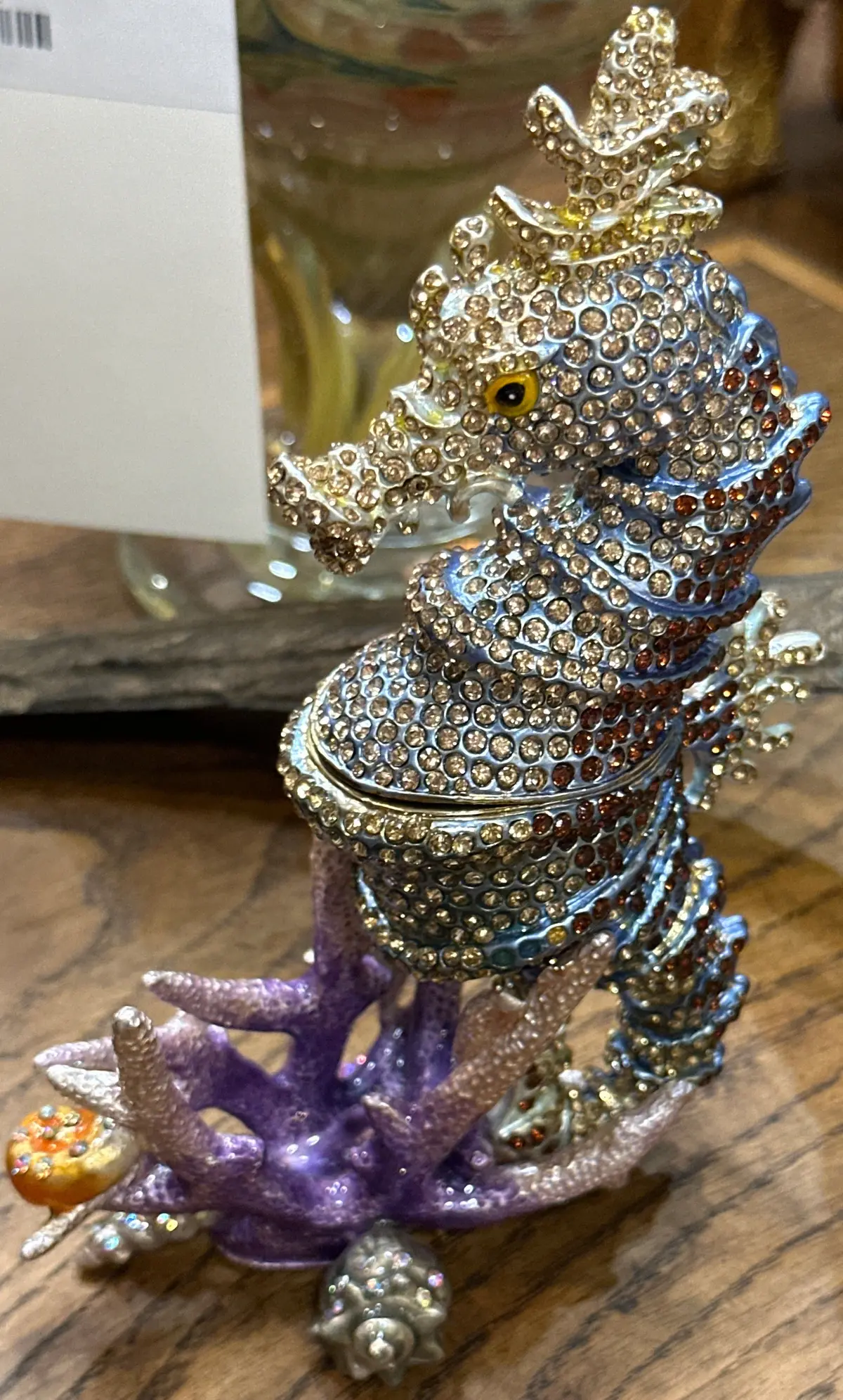 Jeweled Sea Horse Box 1