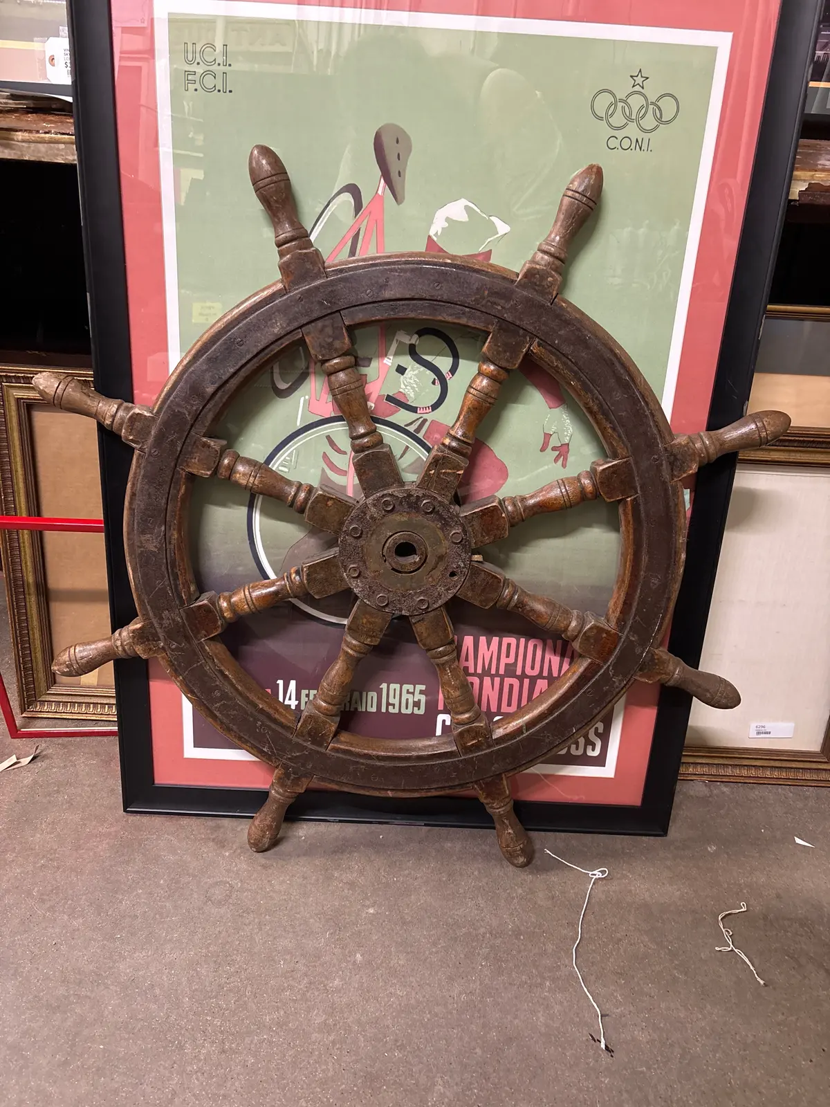 Vintage Ship's Wheel 1