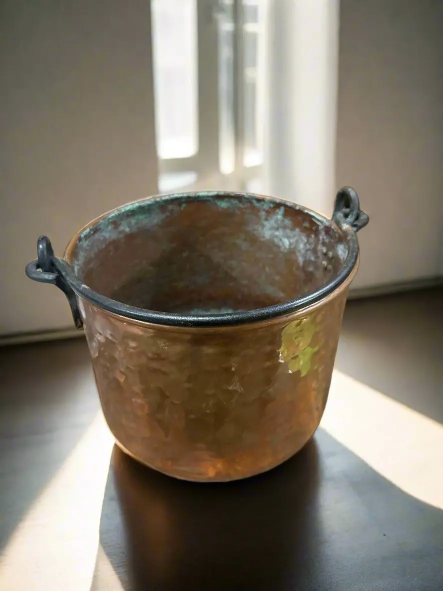 Handmade Copper Jam Pot 1