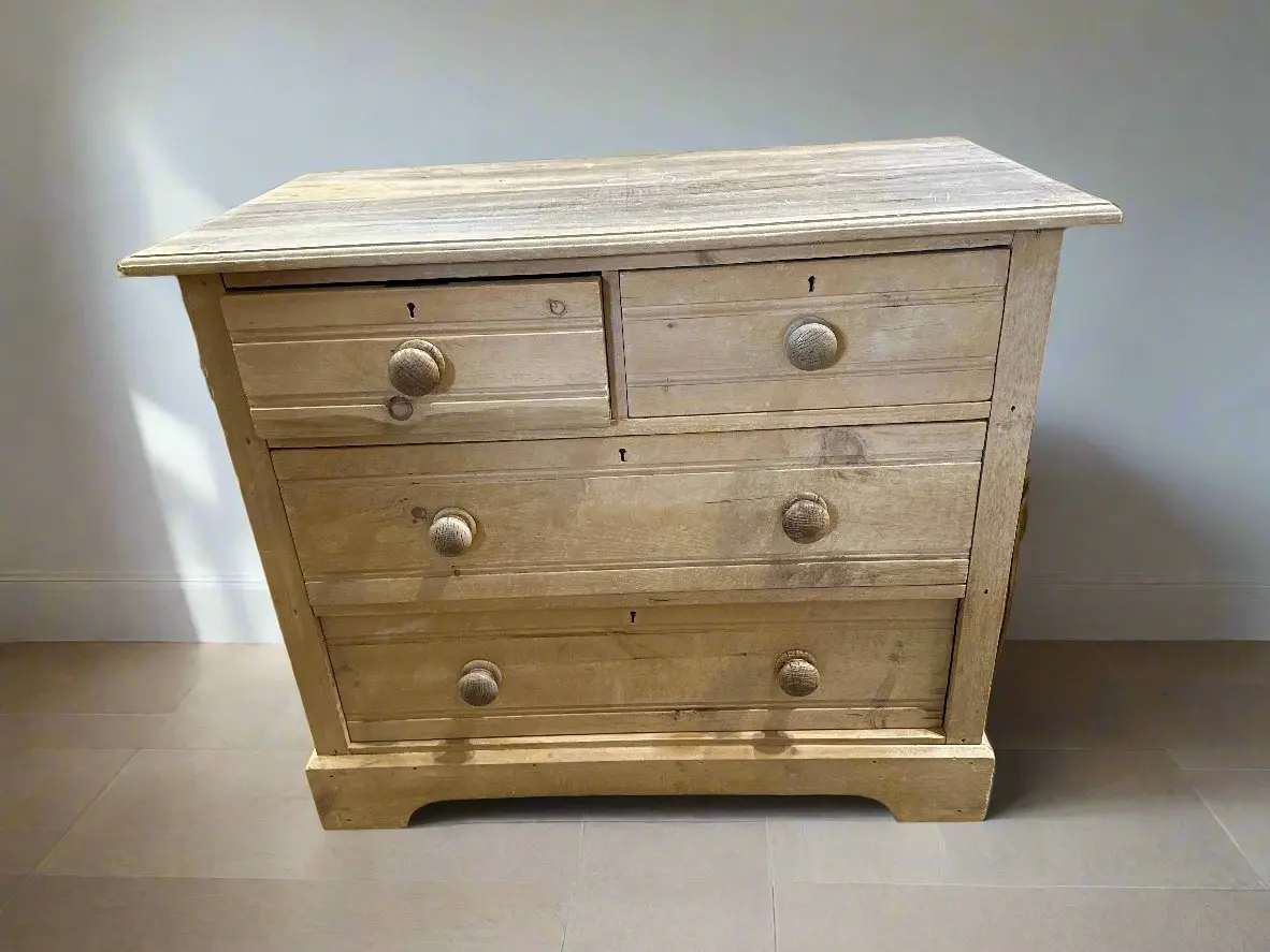 Raw Tulip Wood Edwardian Chest 1