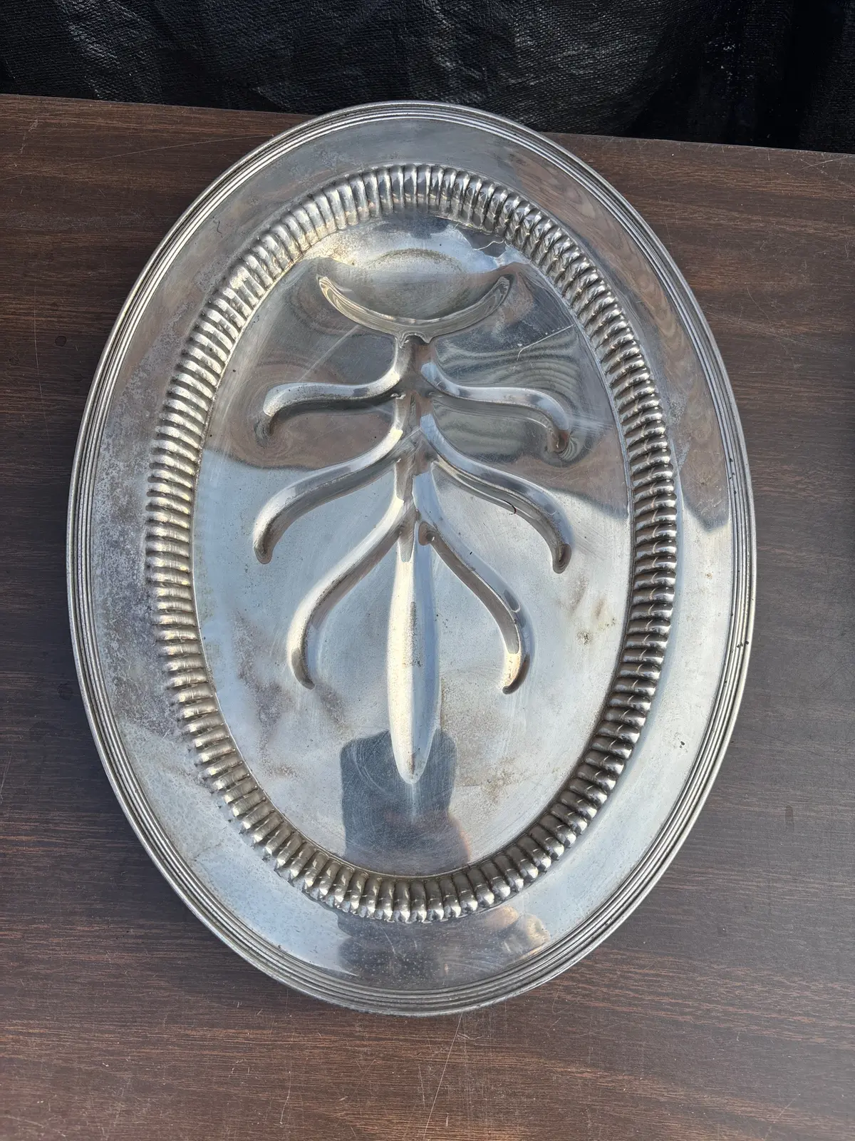 Silver Plate Meat Tray 1