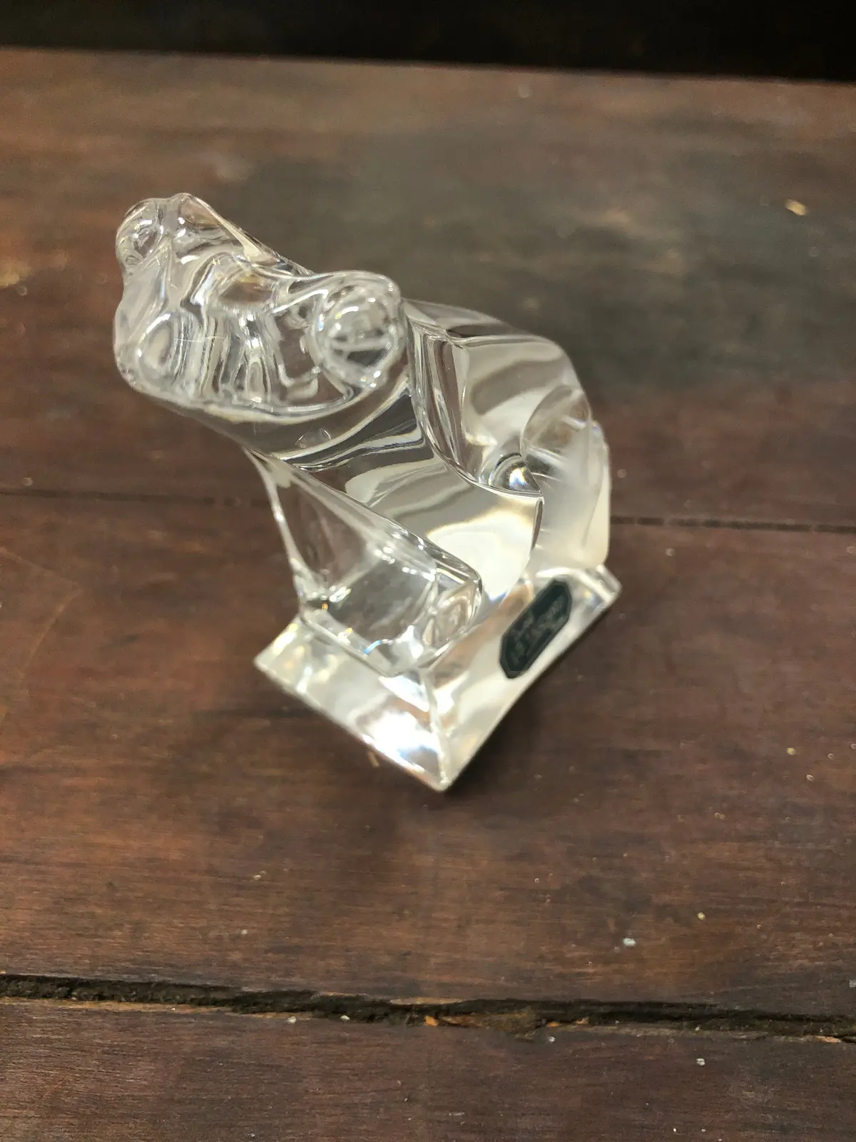 Small Glass Frog Made In France 1