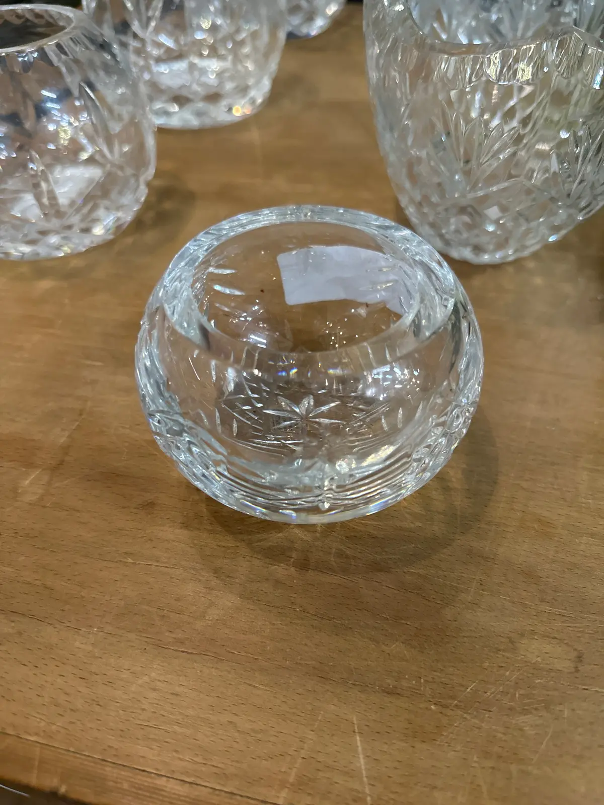 Tiny Crystal Rose Bowl 1