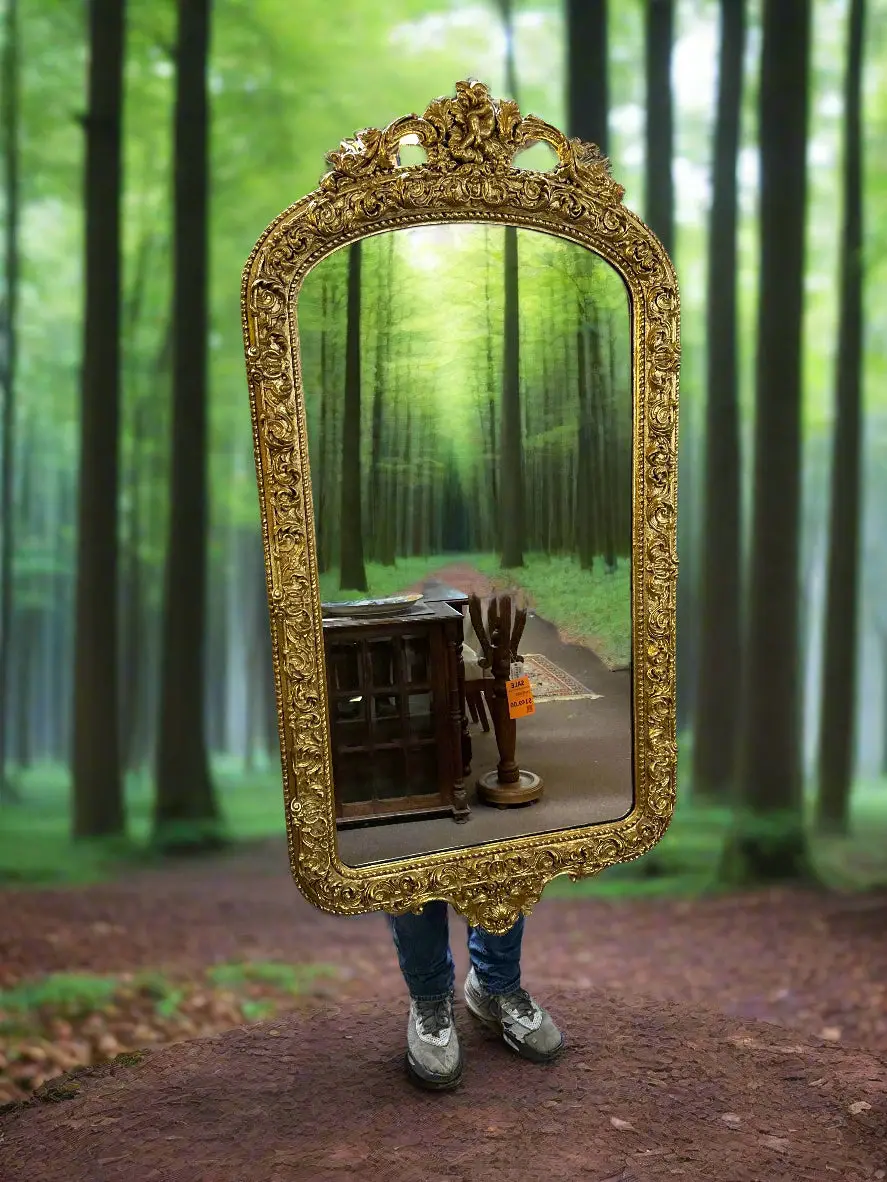 Rococo Gold Foil Mirror 1