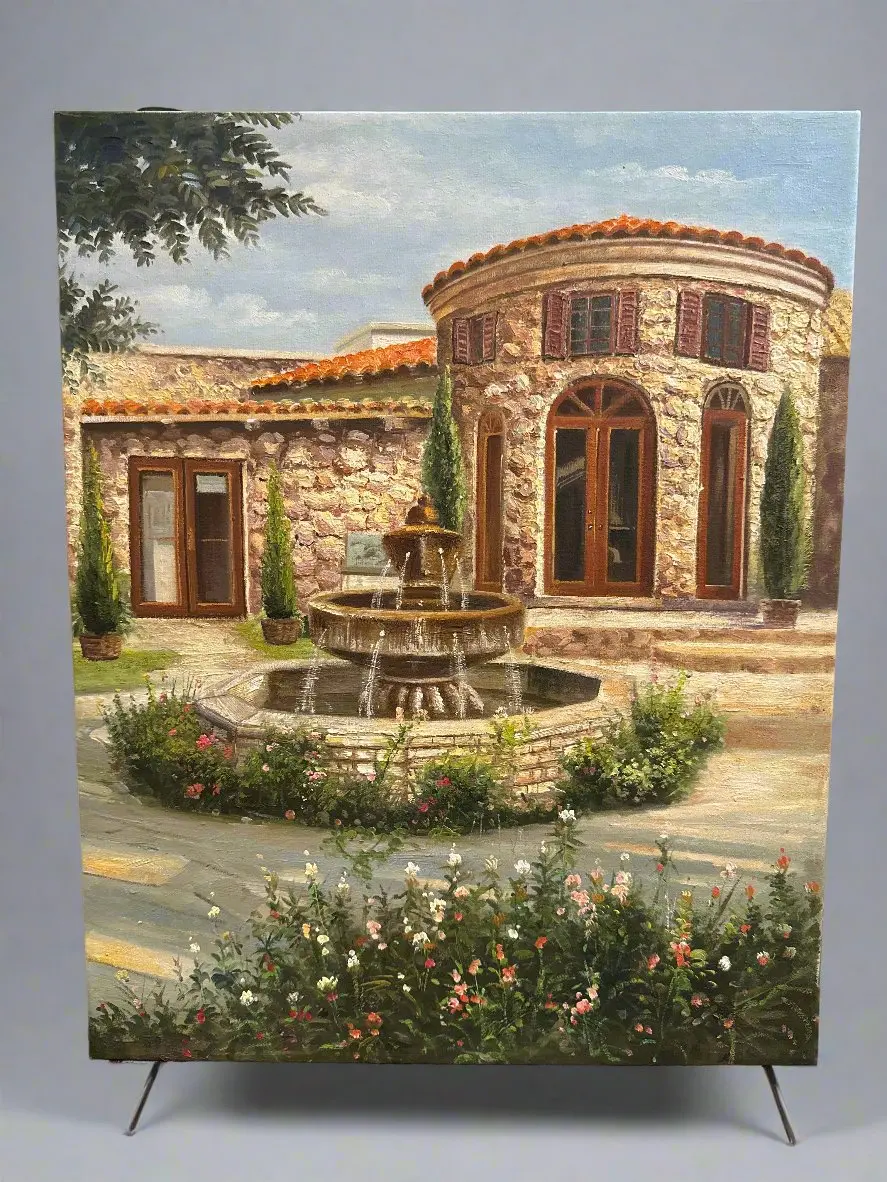 Oil Fountain Painting 1