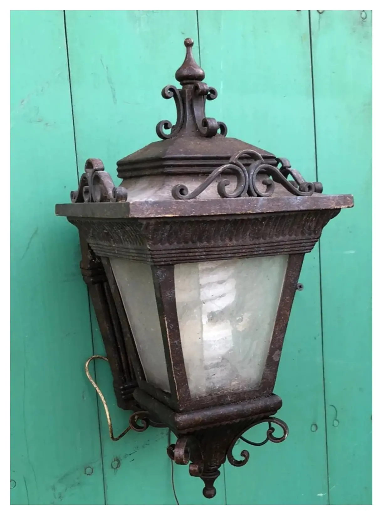 Tapered Iron Wall Sconce 1