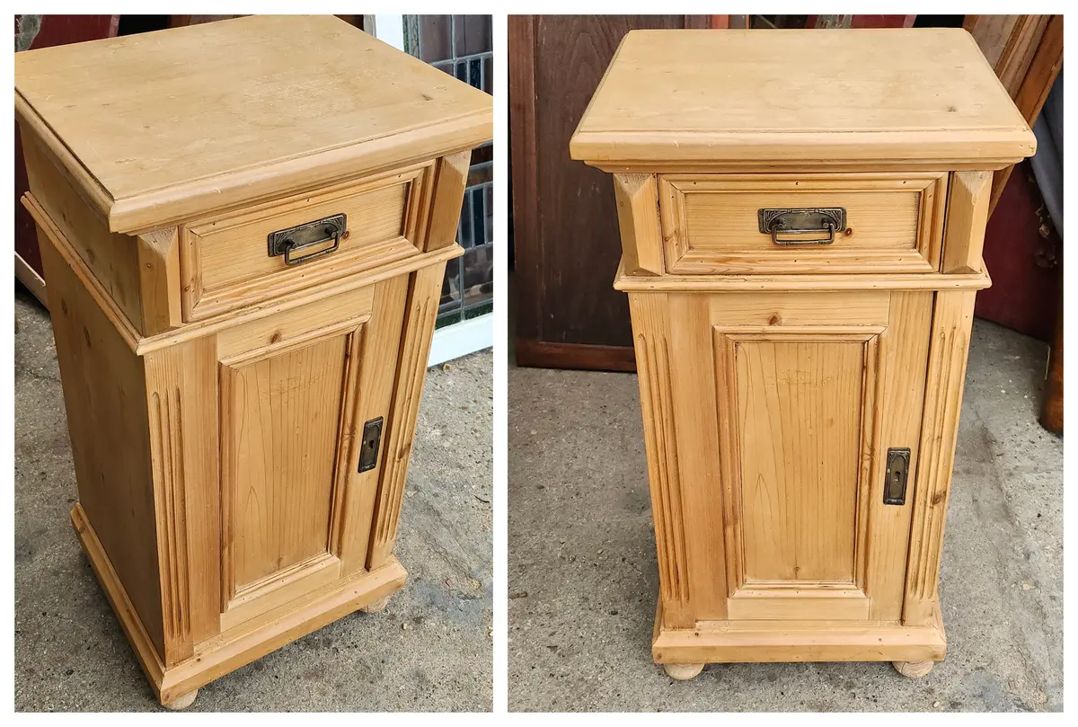 Pair Of Continental Pine Side Cabinets 1