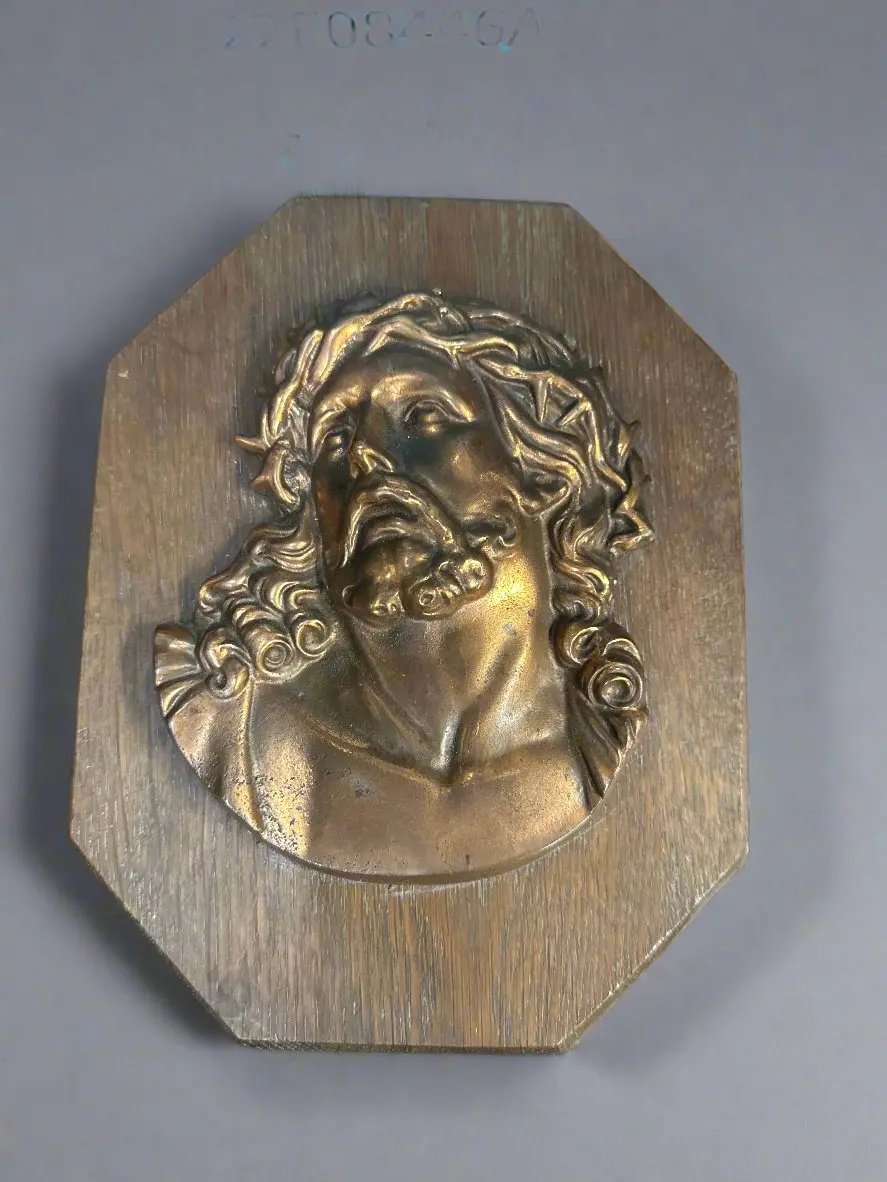 Copper Bright Jesus Plaque 1