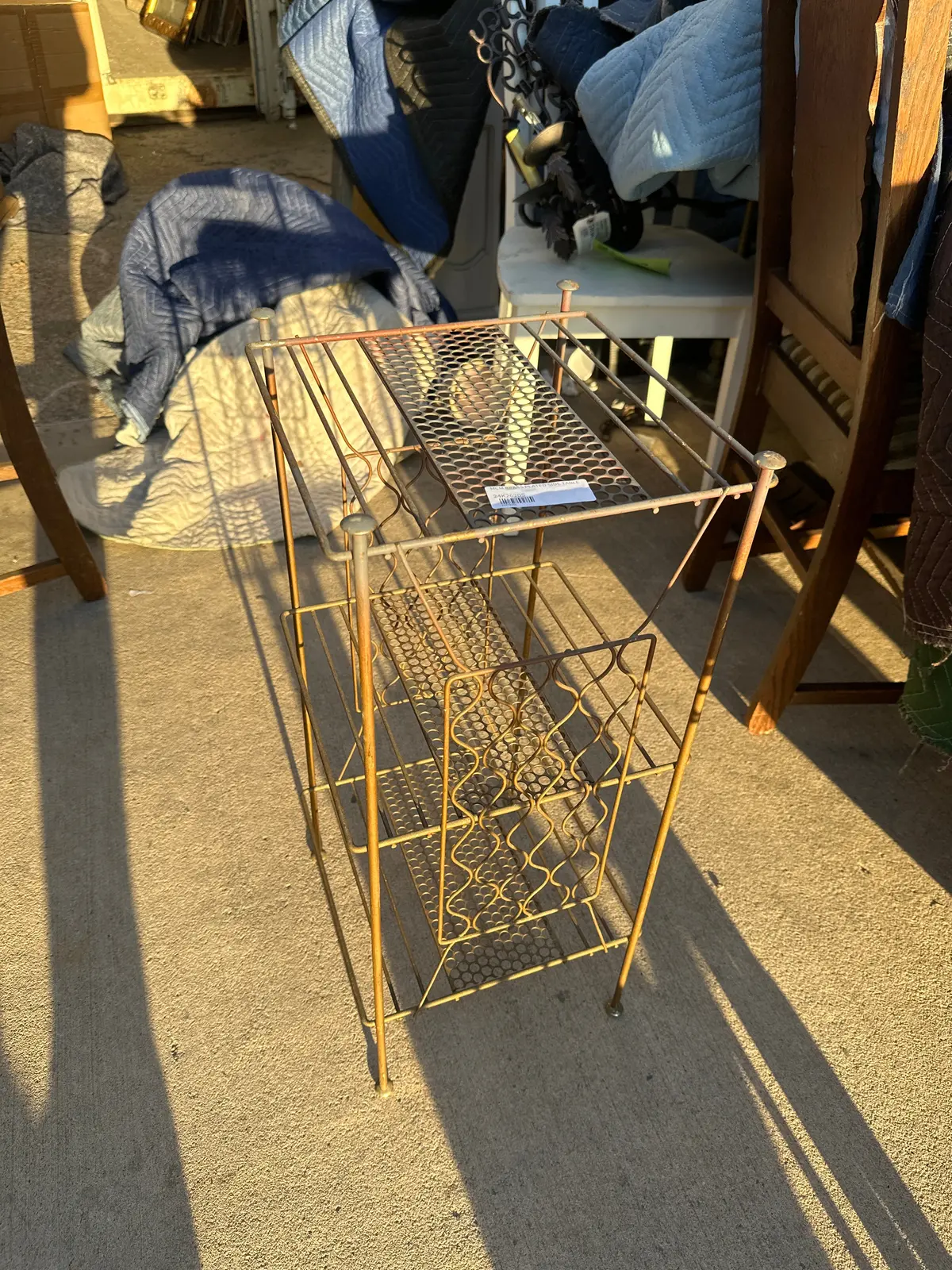 Mcm Brass Side Table 1