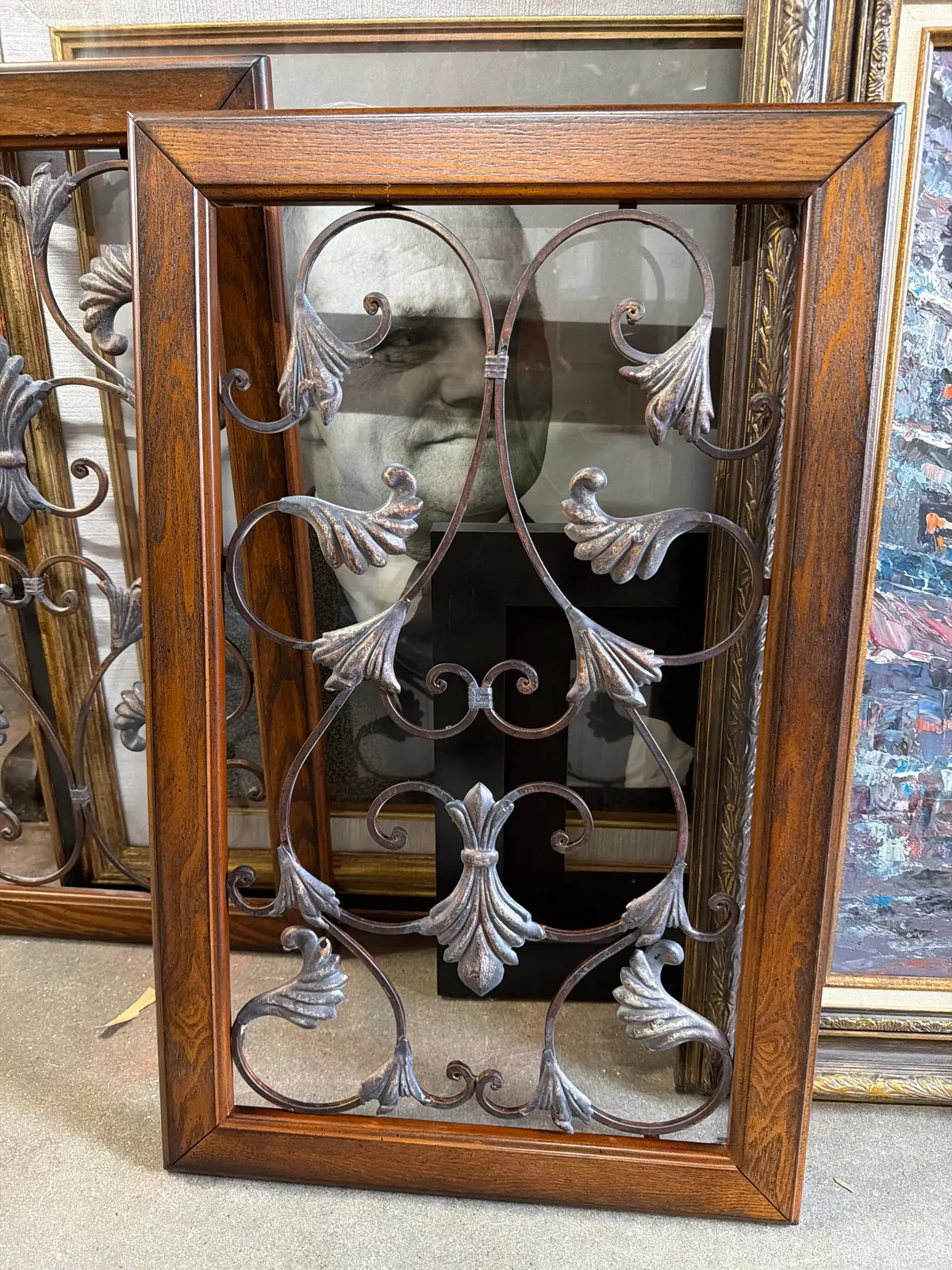 Wood And Metal Panel 1