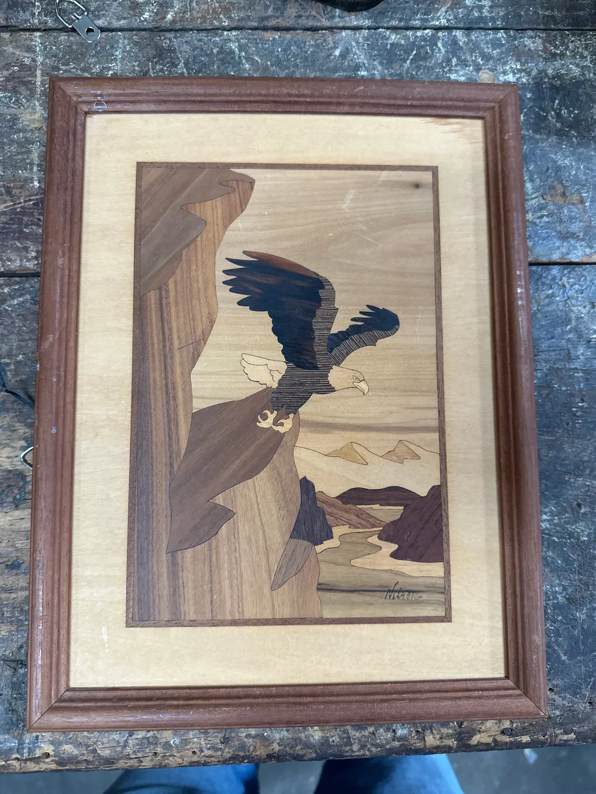 Inlaid Eagle Plaque 1