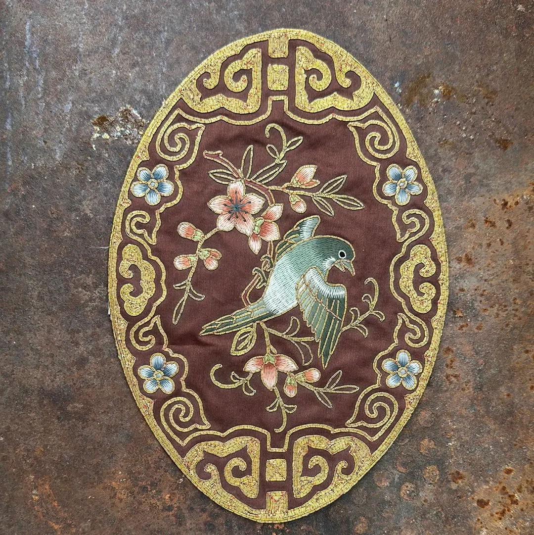 Chinese Bird Textile 1
