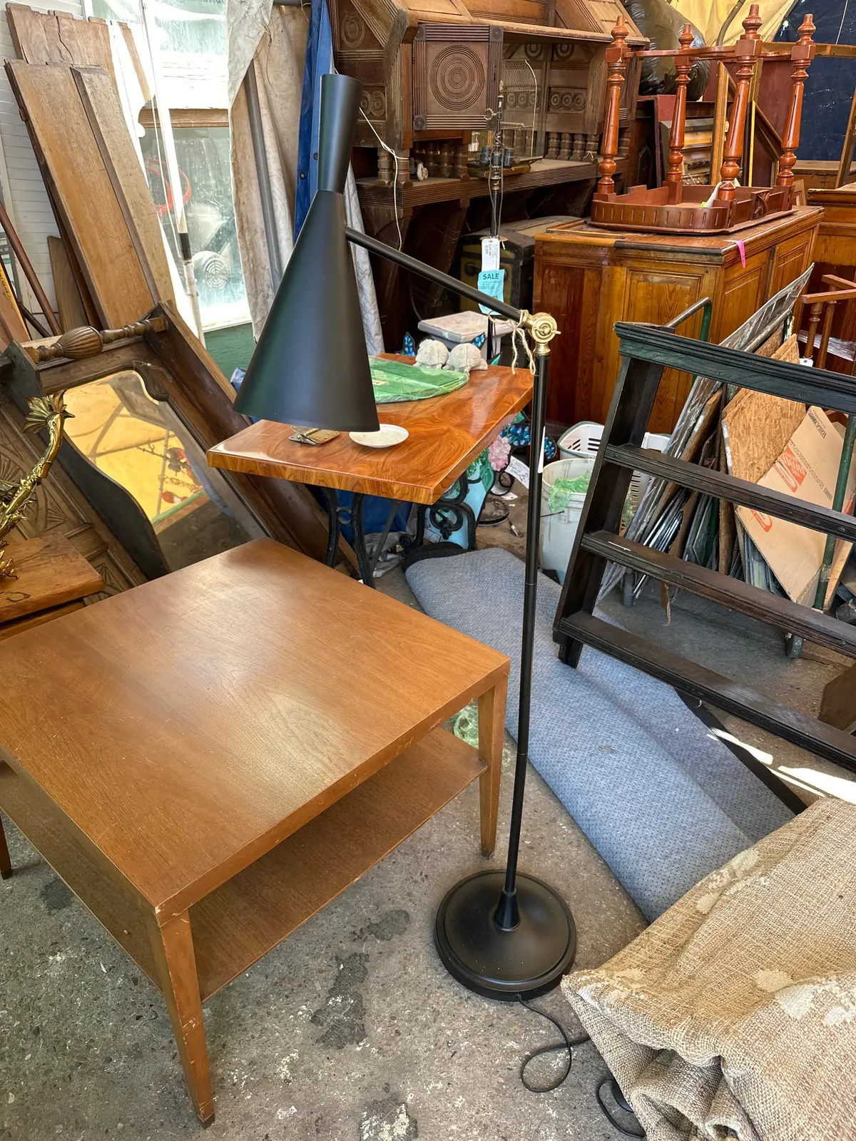 Modern Metal Floor Lamp As Found 1