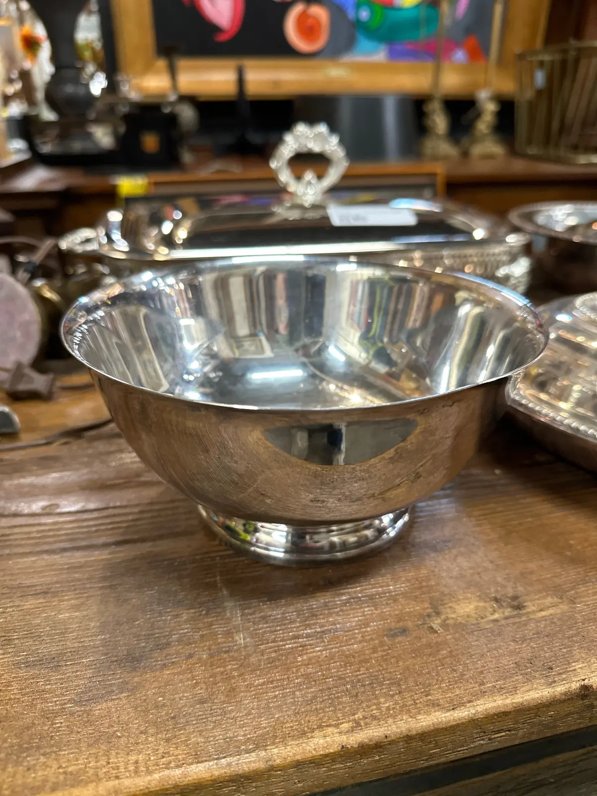 Silverplate Footed Bowl 1
