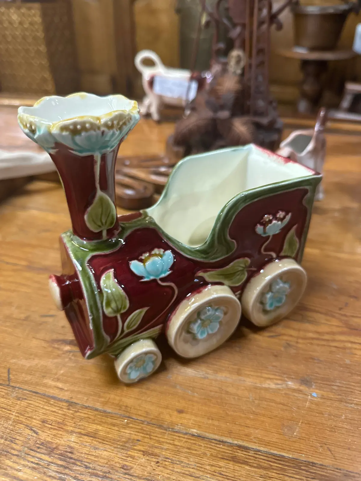 Majolica Choo Choo 1