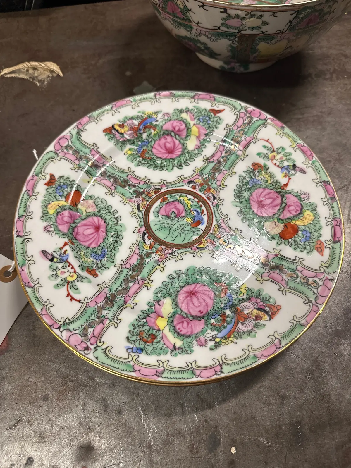 Rose Medallion Large Plate 1