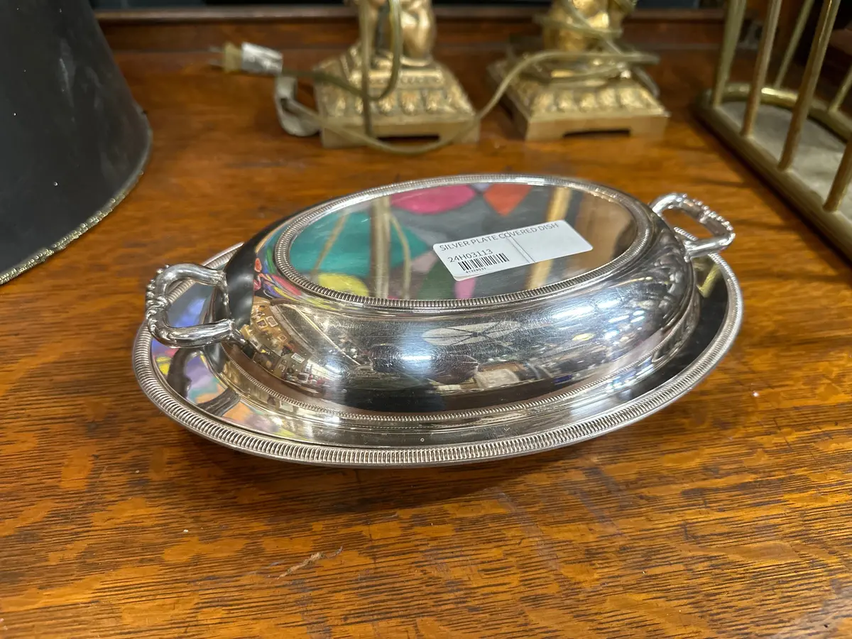 Silver Plate Covered Dish 1