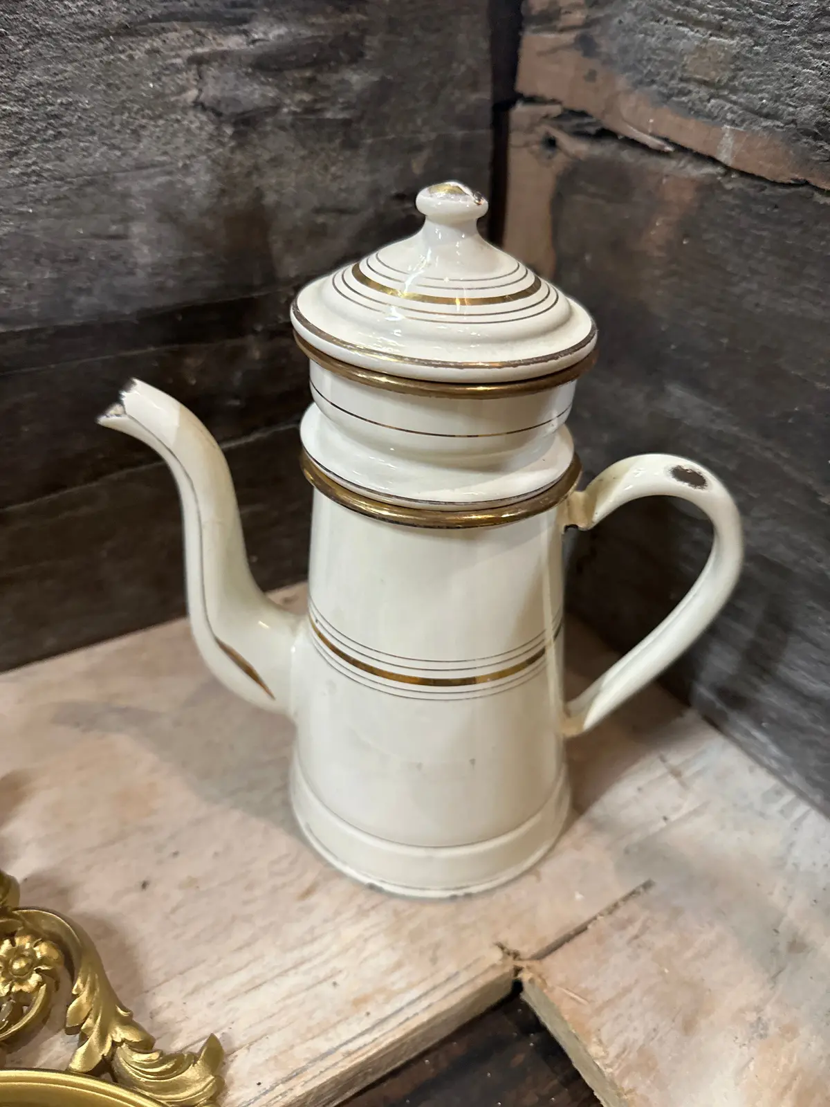 Enamel Ware Coffee Pot 1