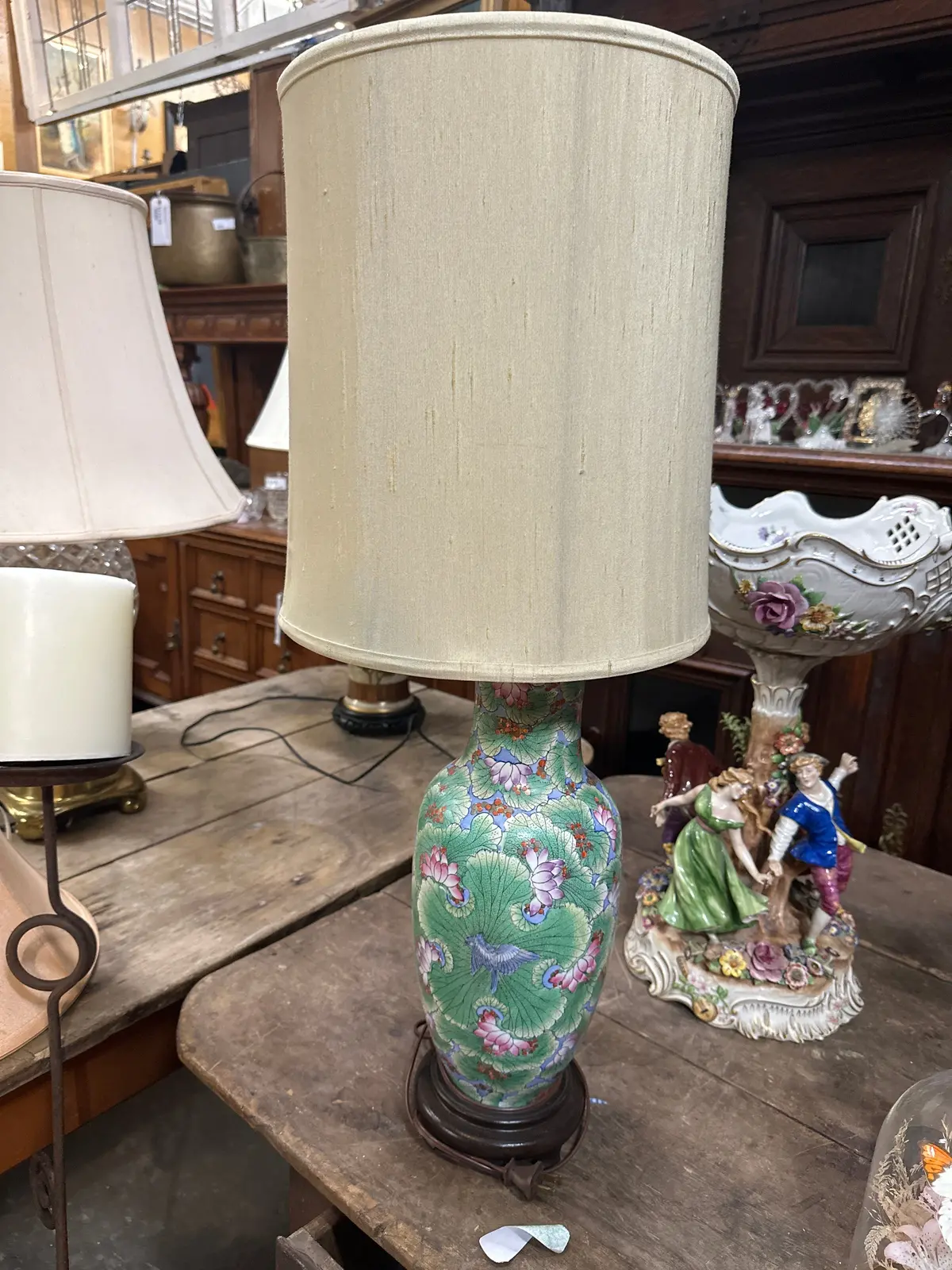 Chinese Floral Lamp 1