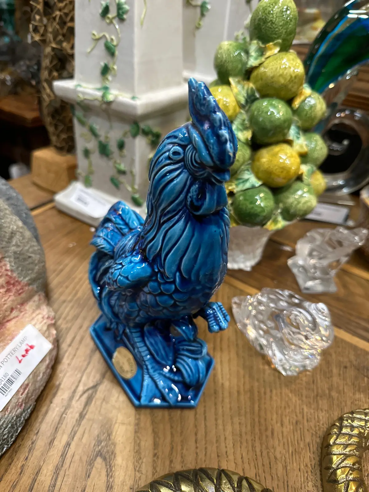 Vintage Blue Rooster 1